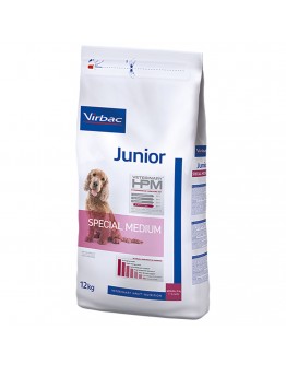 Virbac Veterinary HPM Junior Special Medium för valpar - 2 x 12 kg