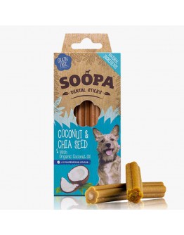 Dental Sticks Kokos Chiafrön 100 gram - Soopa