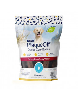 PlaqueOff Dental Care Bones Kalkon & Tranbär 482 g