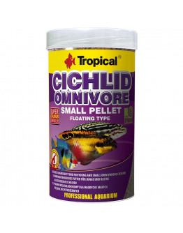 Tropical Cichlid Omnivore Small Pellet - 250 ml