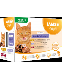 Delights Gravy Multipack Land Kattfoder - 1,02 kg