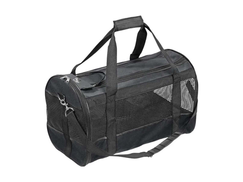 Transportväska för katt eller liten hund - Svart - 50x30 cm