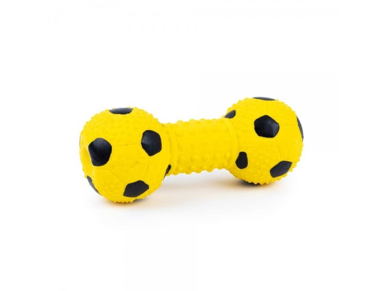 Little&Bigger Soccer Latex Hantel (Gul)