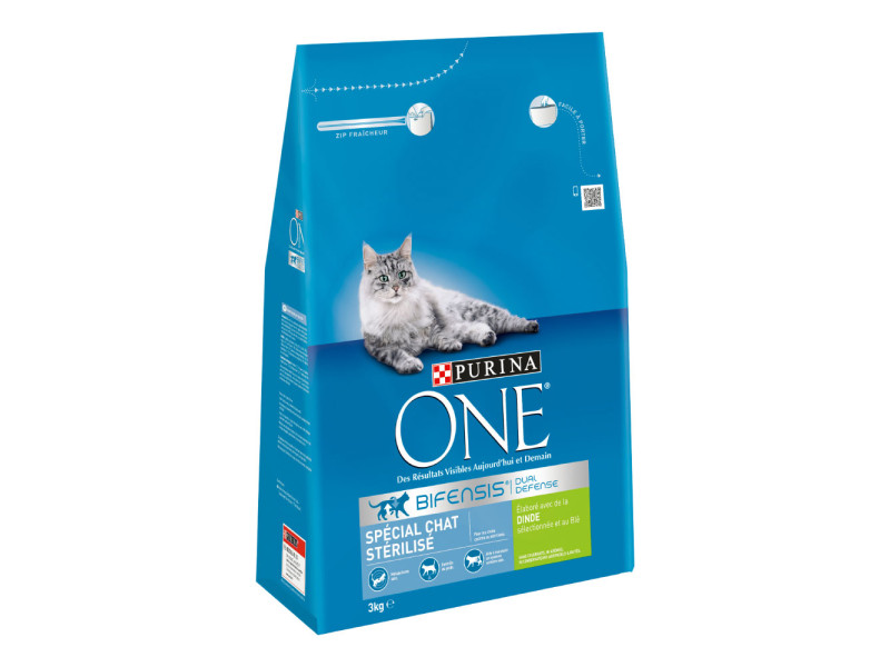 4 x 2,8 kg / 4 x 3 kg Purina ONE Adult till sparpris! - Sterilised med kalkon (4 x 3 kg)