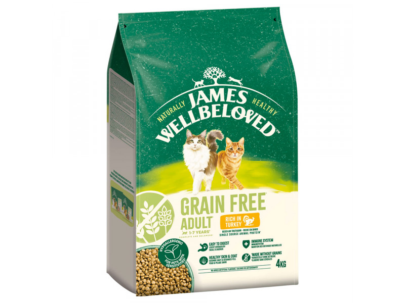 4 kg James Wellbeloved Hypoallergenic till sparpris! - Grain Free Adult Turkey