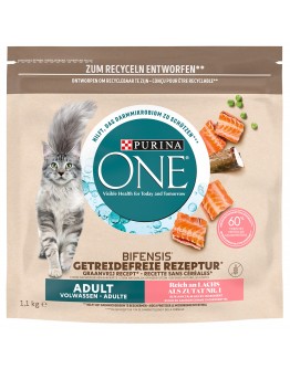 Purina ONE Grain Free Adult Lax - 1,1 kg