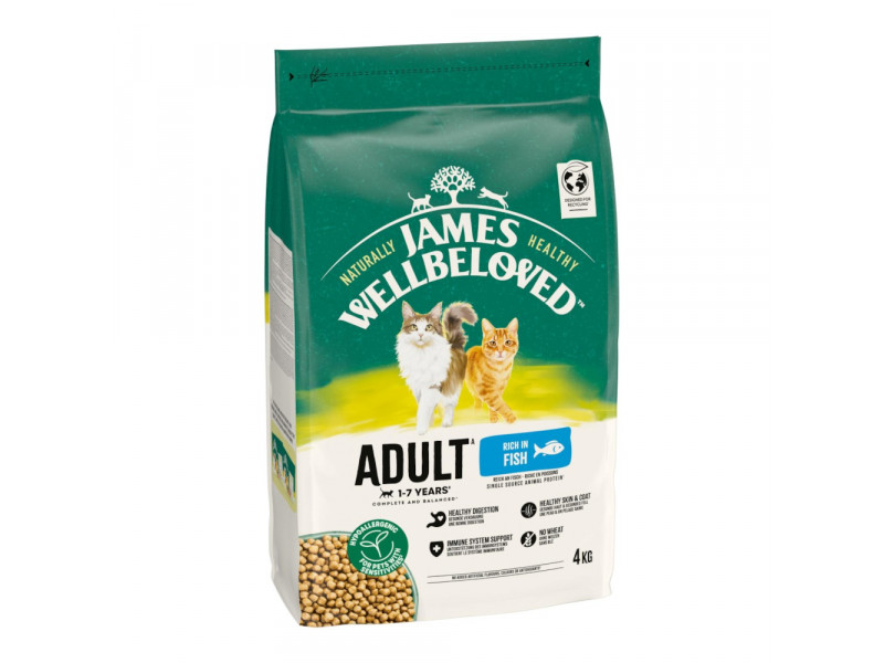 James Wellbeloved Adult Cat Hypoallergenic Fish & Rice - 4 kg