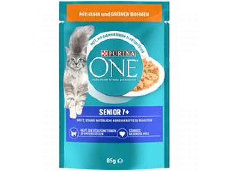 Purina ONE Senior 7+ Kyckling - 52 x 85 g Kyckling