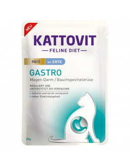 Ekonomipack: Kattovit Gastro Paté 30 x 85 g - Med anka