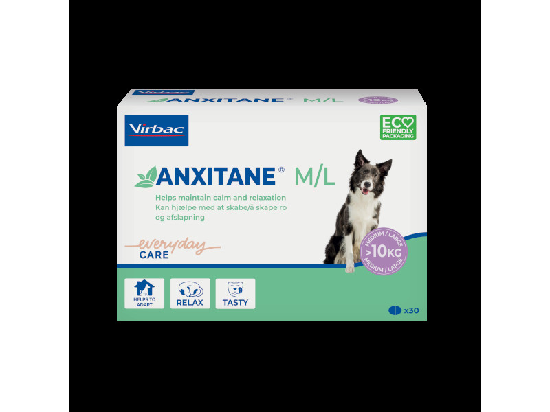 Anxitane fodertillskott - Medium/Large 30 tabletter Anxitane fodertillskott - Medium/Large 30 tabletter