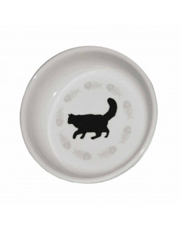 Keramikskål - Katt - Enkel - 12 cm