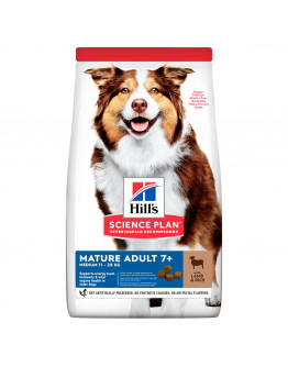 Mature Adult 7+Medium torrfoder med lamm och ris Hundfoder - 14 kg