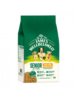 James Wellbeloved Hypoallergenic torrfoder till specialpris! - Senior Turkey & Rice 12 kg