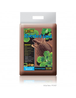 Exo Terra Riverbed Sand - Brun - 4,5 kg