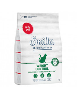 2 x 4 kg Smilla Veterinary Diet till sparpris! - Weight Control med nötkött