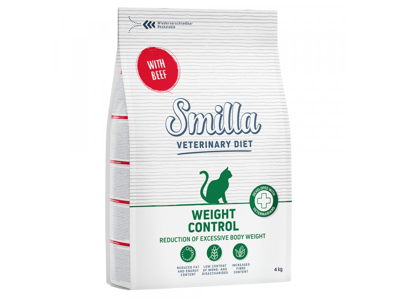 Smilla Veterinary Diet Weight Control Beef - 4 kg