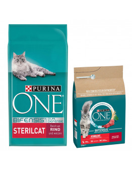 9,75 kg PURINA ONE + 2,8 kg på köpet! - 9,75 kg SterilCat nötkött + 2,8 kg SterilCat nötkött