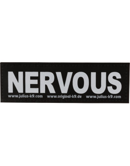 Kardborremärke till Julius K-9 Powersele - S NERVOUS