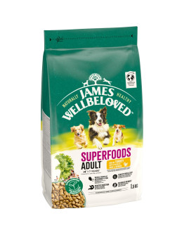 James Wellbeloved Superfoods Adult Dog Hypoallergenic Turkey, kale & quinoa - 1,5 kg