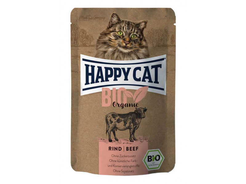 Bio Organic Nötkött, våtfoder katt - 12 st x 85 g