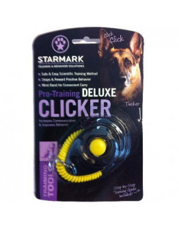 KNAPPKLICKER Starmark Svart