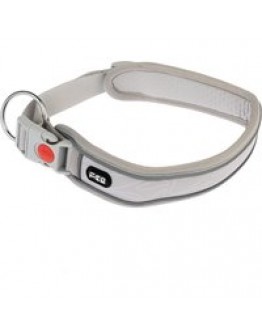 TIAKI Soft & Safe halsband grått - Stl. L: 55 - 65 cm halsomfång, B 45 mm