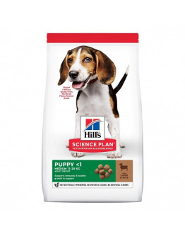 Puppy Medium torrfoder med lamm och ris - 18 kg