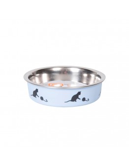 Karlie Ascar kattskål - 160 ml, Ø 10 cm, blau